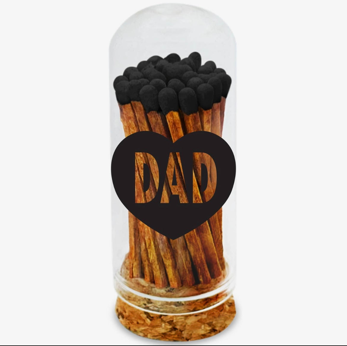 Father’s Day Collection 2” Matches Mini Cloche Jar