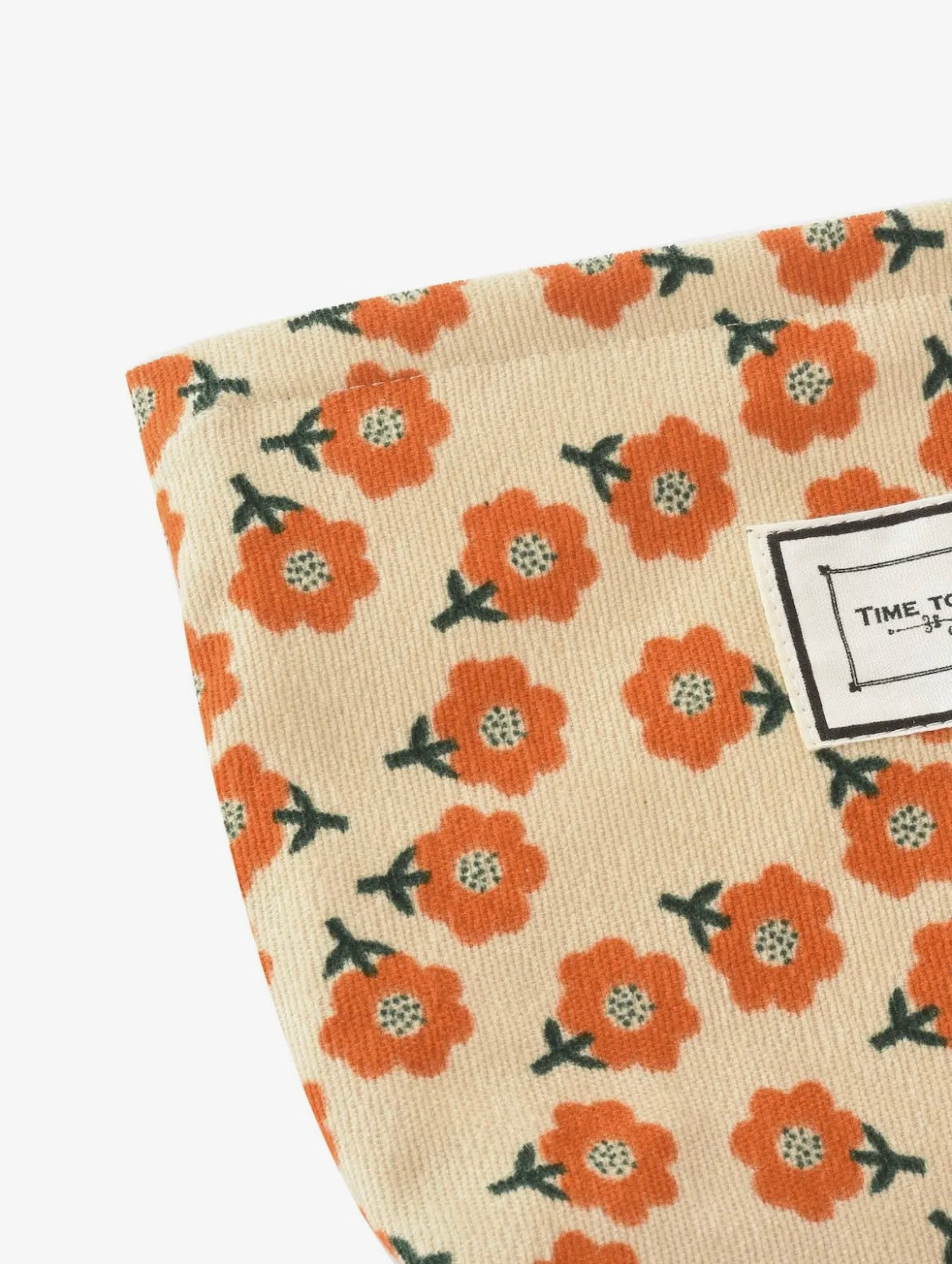 Vintage Floral Print Make Up Bag